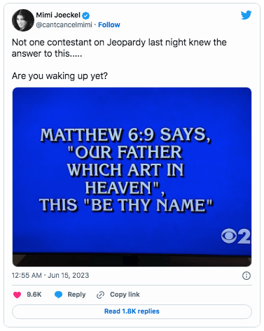 ‘Jeopardy!’ fans outraged after all three contestants get stumped on this prayer question