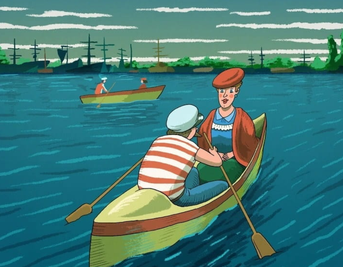 Take on this optical illusion challenge and figure out where the concealed boatman is in the lake in less than 9 seconds—a test fit only for true investigators!