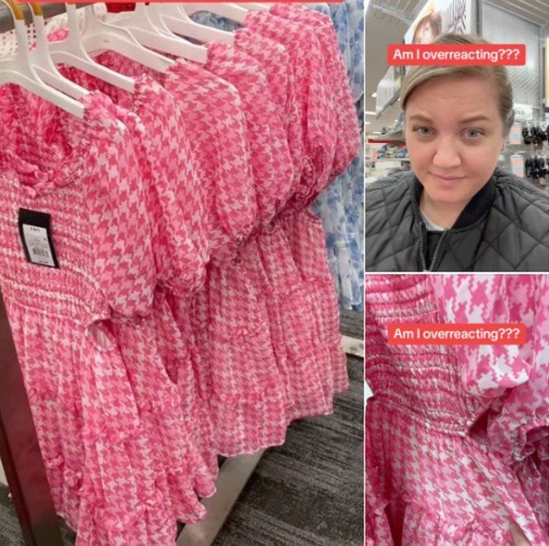 Mom gets a gorgeous Easter dress at Target, but there’s a feature about it that’s dividing folks on social media.