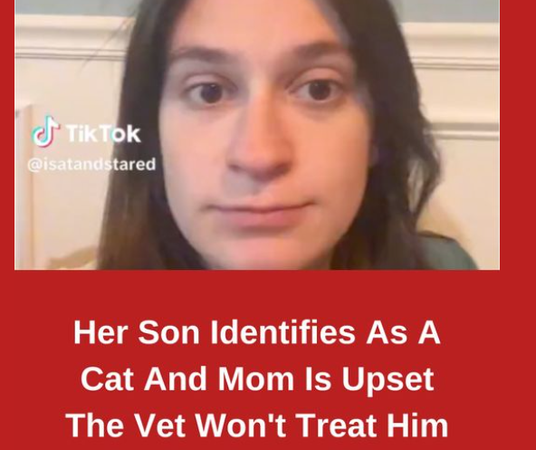 Her Son Identifies As A Cat And Mom Is Upset The Vet Won’t Treat Him