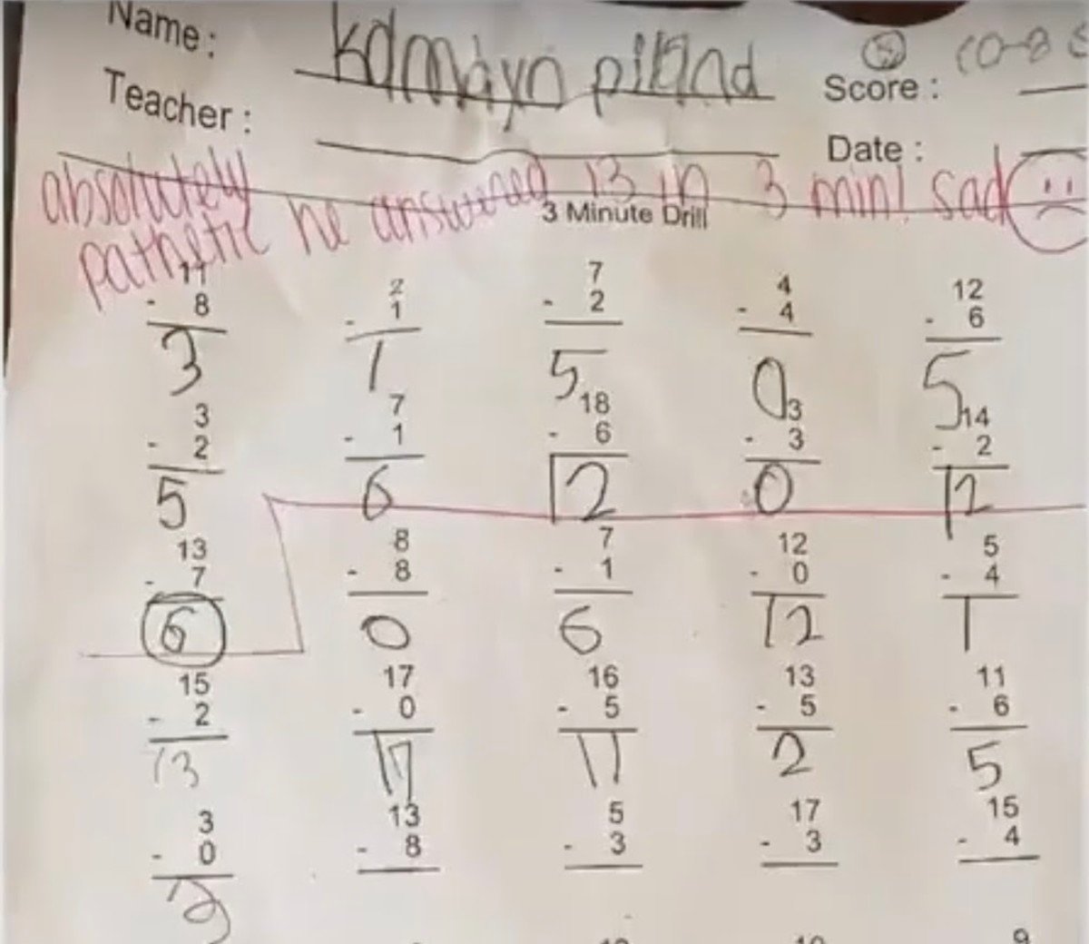 Dad Calls For Teacher’s Firing Over Comment She Wrote On Son’s Math Homework