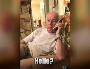 Grandpa’s Funny Telemarketer Reluctant Gains Popularity