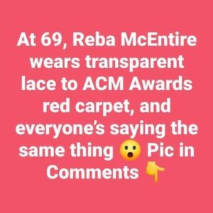 Reba McEntire, 69, stuns in lace at 2024 ACM Awards—fans rave! Reba McEntire, 69, stuns in lace at 2024 ACM Awards—fans rave!