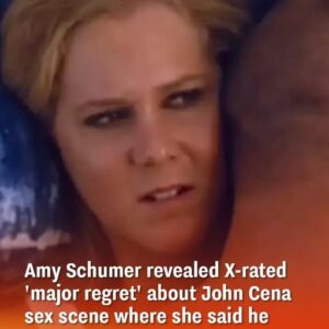 Amy Schumer disclosed an explicit “major regret” regarding her sex scene with John Cena, in which she admitted he was “inside her.” Amy Schumer disclosed an explicit “major regret” regarding her sex scene with John Cena, in which she admitted he was “inside her.”