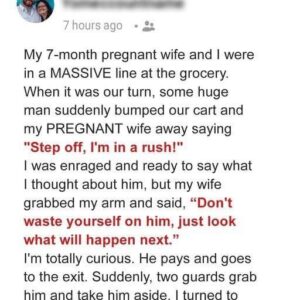 A Rude Guy Purposely Bumps into a Pregnant Woman in Line – She Destroys Him in the Moment A Rude Guy Purposely Bumps into a Pregnant Woman in Line – She Destroys Him in the Moment