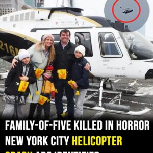 2/ New York helicopter crash victims identified as tech boss, his wife, and their 3 children 2/ New York helicopter crash victims identified as tech boss, his wife, and their 3 children