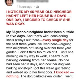2 / I Noticed My 65-Year-Old Neighbor Hadn’t Left 2 / I Noticed My 65-Year-Old Neighbor Hadn’t Left