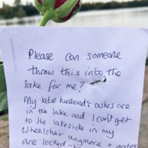 I was devastated by what I discovered in a note on a rose. I was devastated by what I discovered in a note on a rose.