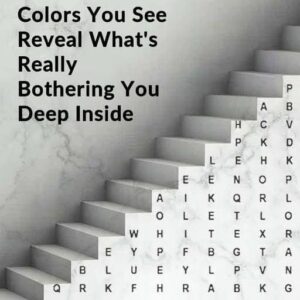 2 / The First Three Colors You See Reveals What’s Really Bothering You!