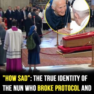The nun who broke protocol at Pope Francis’ coffin The nun who broke protocol at Pope Francis’ coffin