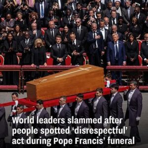 International Leaders Faced Backlash After Attendees Noticed a ‘Disrespectful’ Gesture at Pope Francis’s Funeral International Leaders Faced Backlash After Attendees Noticed a ‘Disrespectful’ Gesture at Pope Francis’s Funeral