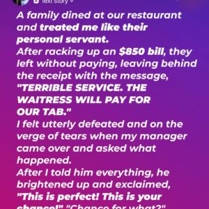 A Family Criticized My Service and Left the Restaurant Without Paying an 0 Bill — but I Turned It to My Advantage A Family Criticized My Service and Left the Restaurant Without Paying an 0 Bill — but I Turned It to My Advantage
