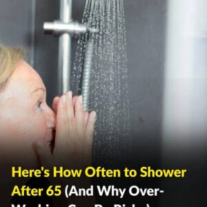 From age 65, how often should you shower (and why over-washing can be harmful to your health) From age 65, how often should you shower (and why over-washing can be harmful to your health)