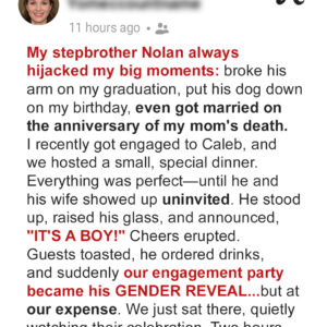 My Stepbrother Hijacked My Engagement Dinner with His Baby Gender Reveal My Stepbrother Hijacked My Engagement Dinner with His Baby Gender Reveal